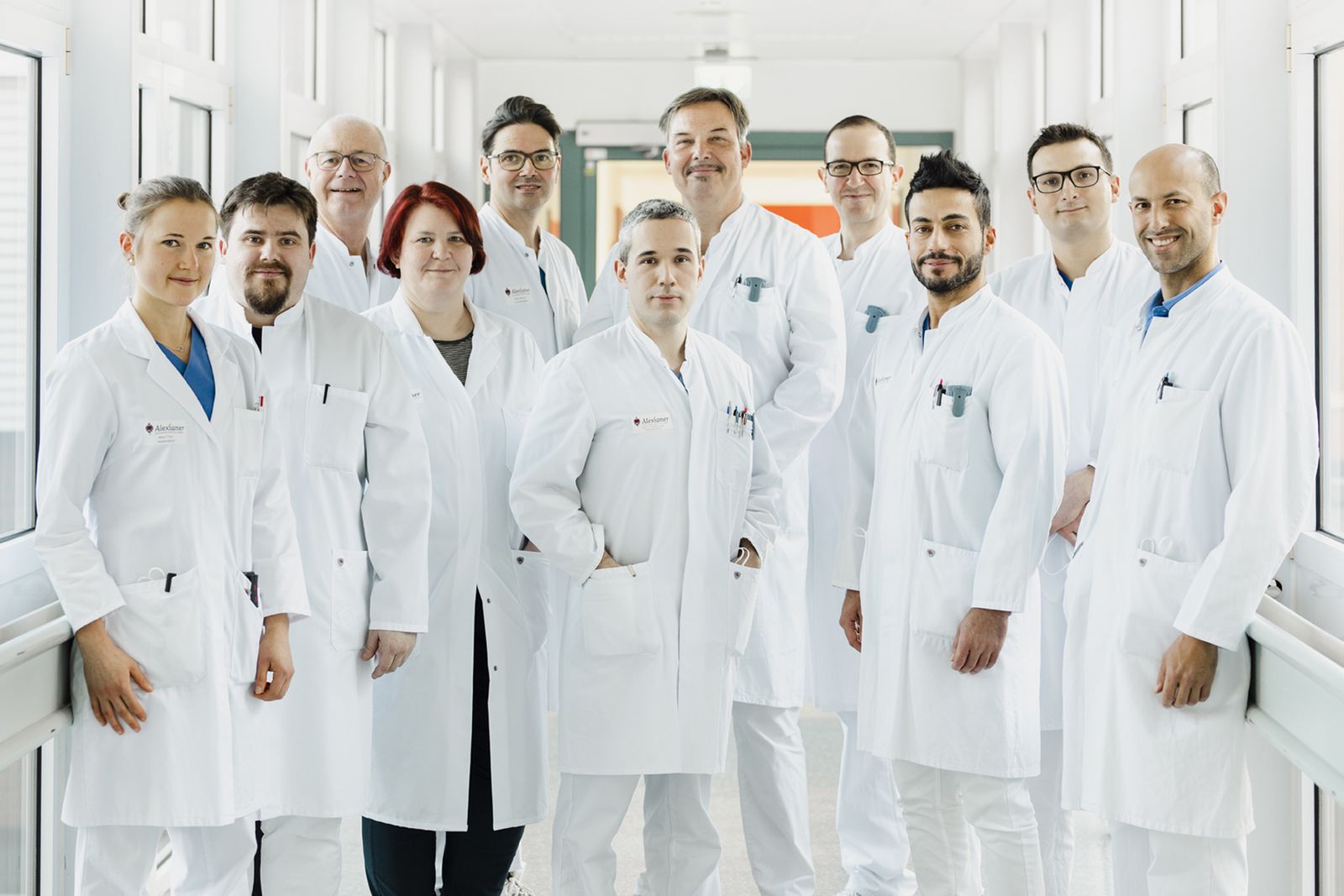 Das Team der Abteilung unter der Leitung von Chefarzt Dr. Markus Graf